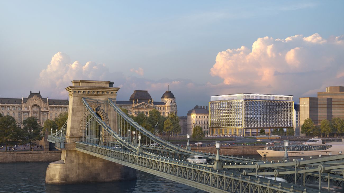 SO Budapest Building bridge view