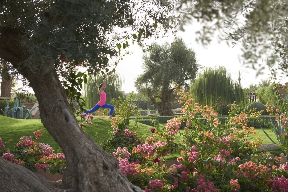 Yoga en plein air avec le Mandarin Oriental, Marrakech