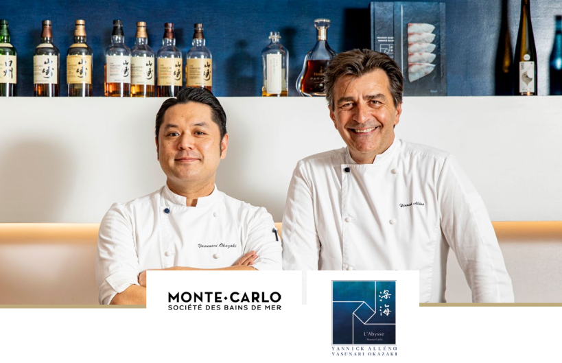 Les Chefs Yannick Allno et Yasunari Okazaki