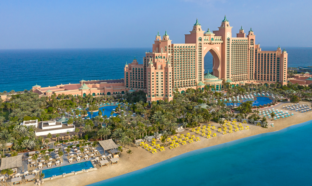 Atlantis The Palm Dubai sky view