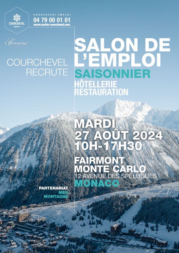 courchevel salon emploi monaco