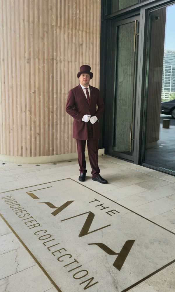 Rob, one of the doorman at The Lana, Dubai