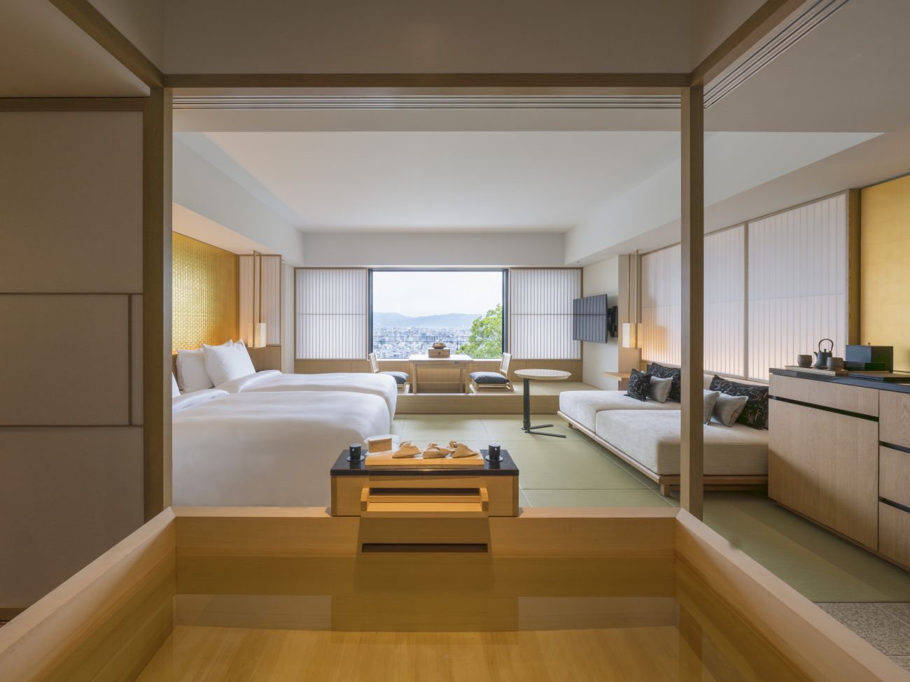 Banyan Tree Higashiyama Kyoto - Serenity Room - twin bed