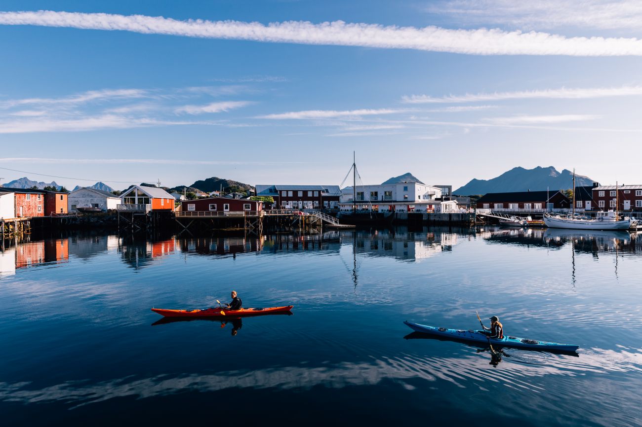 Kayaking in Lofoten