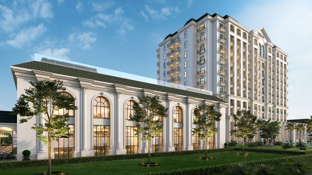 Hilton Georgetown and DoubleTree Suites by Hilton Georgetown - rendering