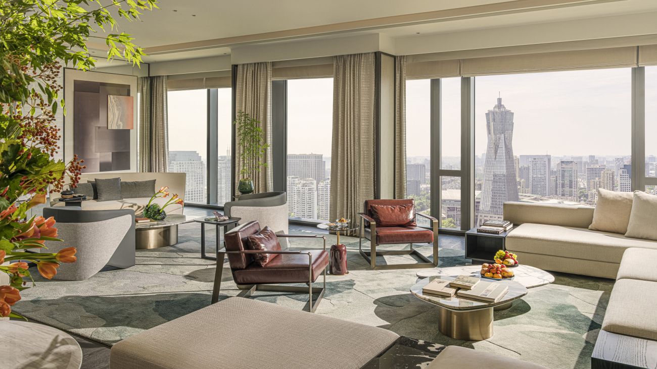 The Hotels 188 guest rooms and 26 suites all offer elevated views of the city and Grand Canal