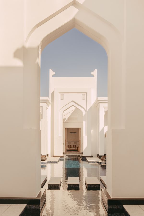 Raffles Al Areen Palace Bahrain villa piscine