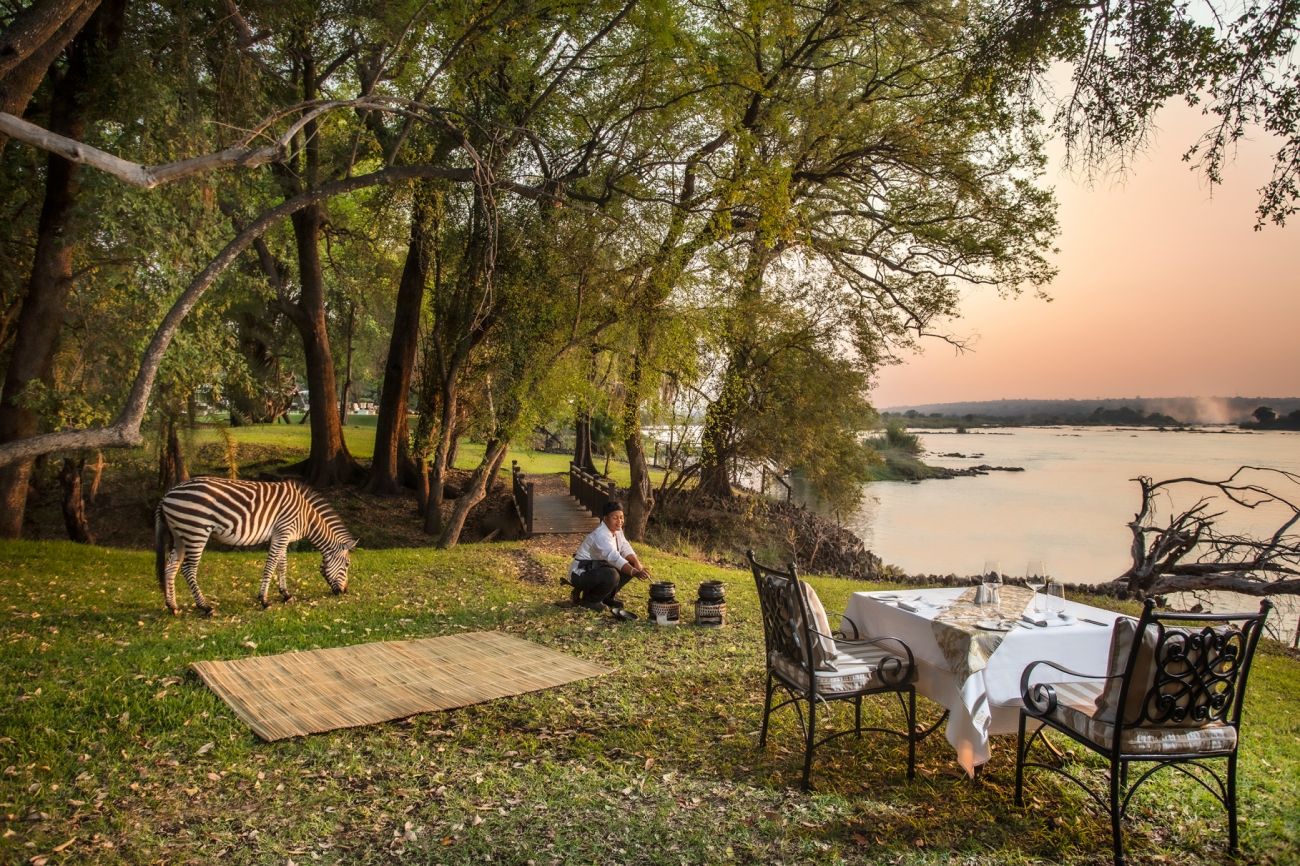 The Royal Livingstone Hotel by Anantara - Zambezi Dining Experience Zambezi Riverside