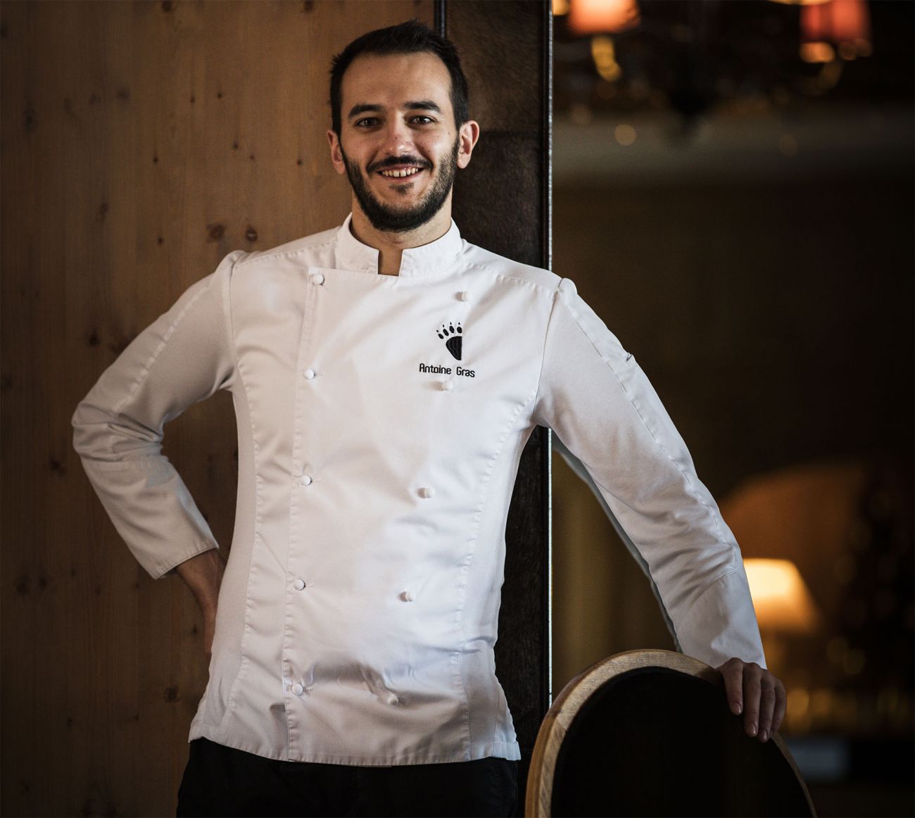 Le chef Antoine Gras - Les Barmes de l'Ours  Val d'Isre