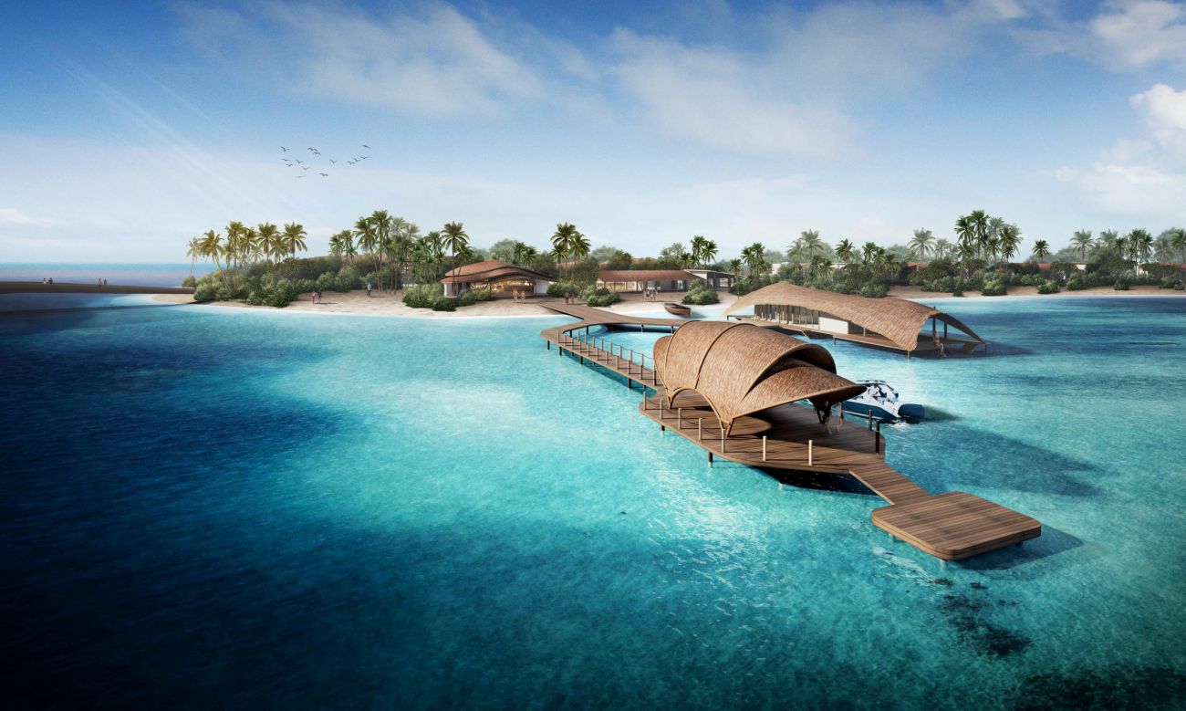 Hyatt Regency Samarafushi Maldives Arrival Experience Rendering