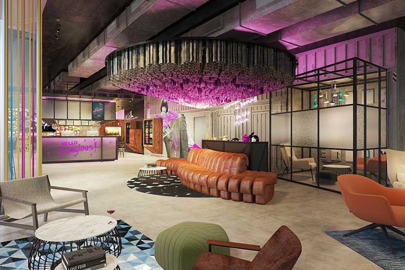 Rendering of Moxy Antwerp