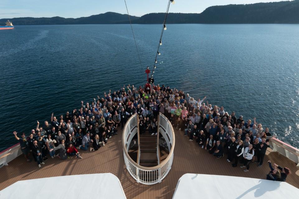 HX hosted over 200 travel partners on a bespoke expedition cruise from Vancouver to Seattle.