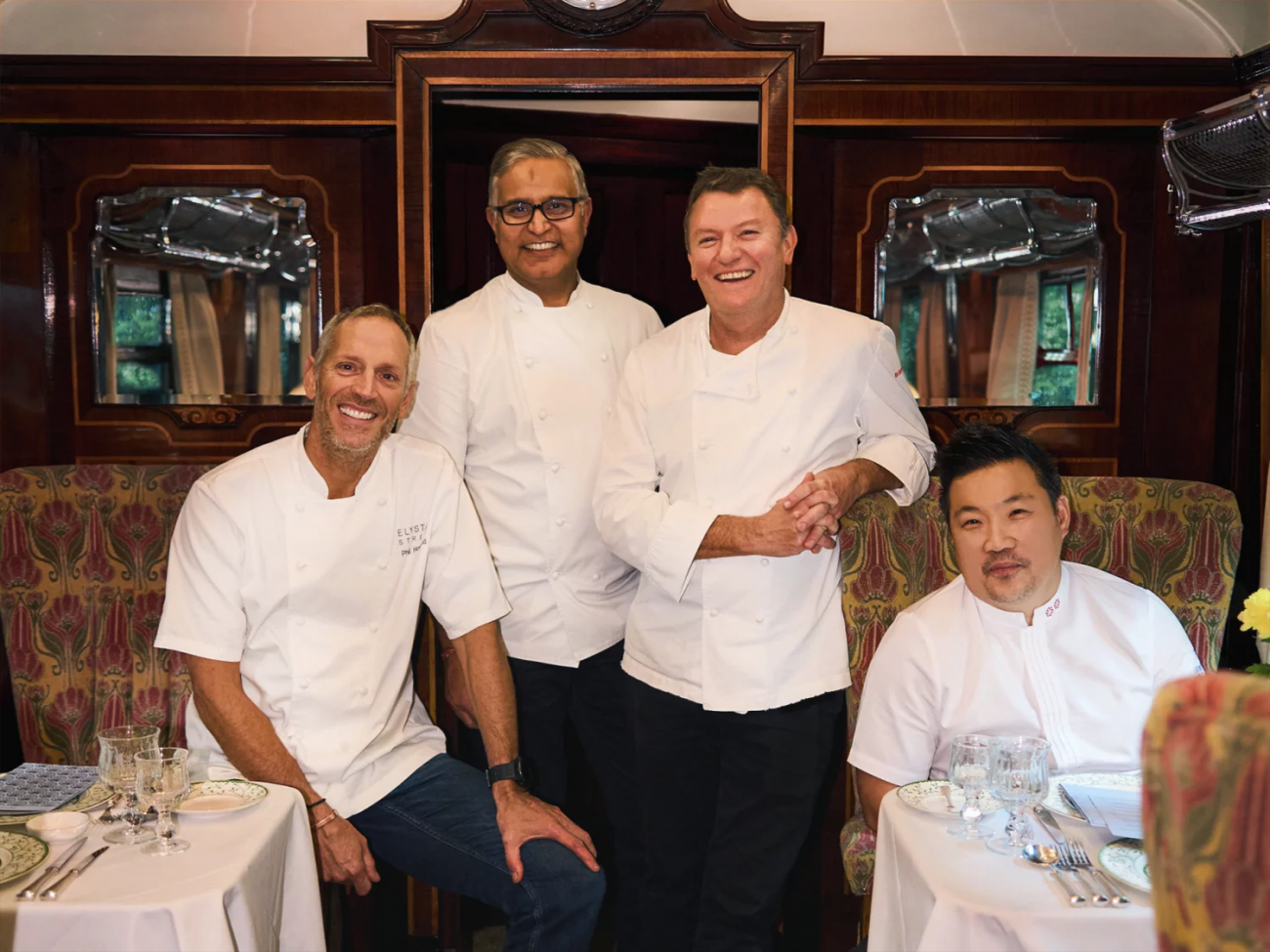 The British Pullman, A Belmond Train, England is delighted to announce its latest culinary adventure: the Celebrity Chef Dinner Series