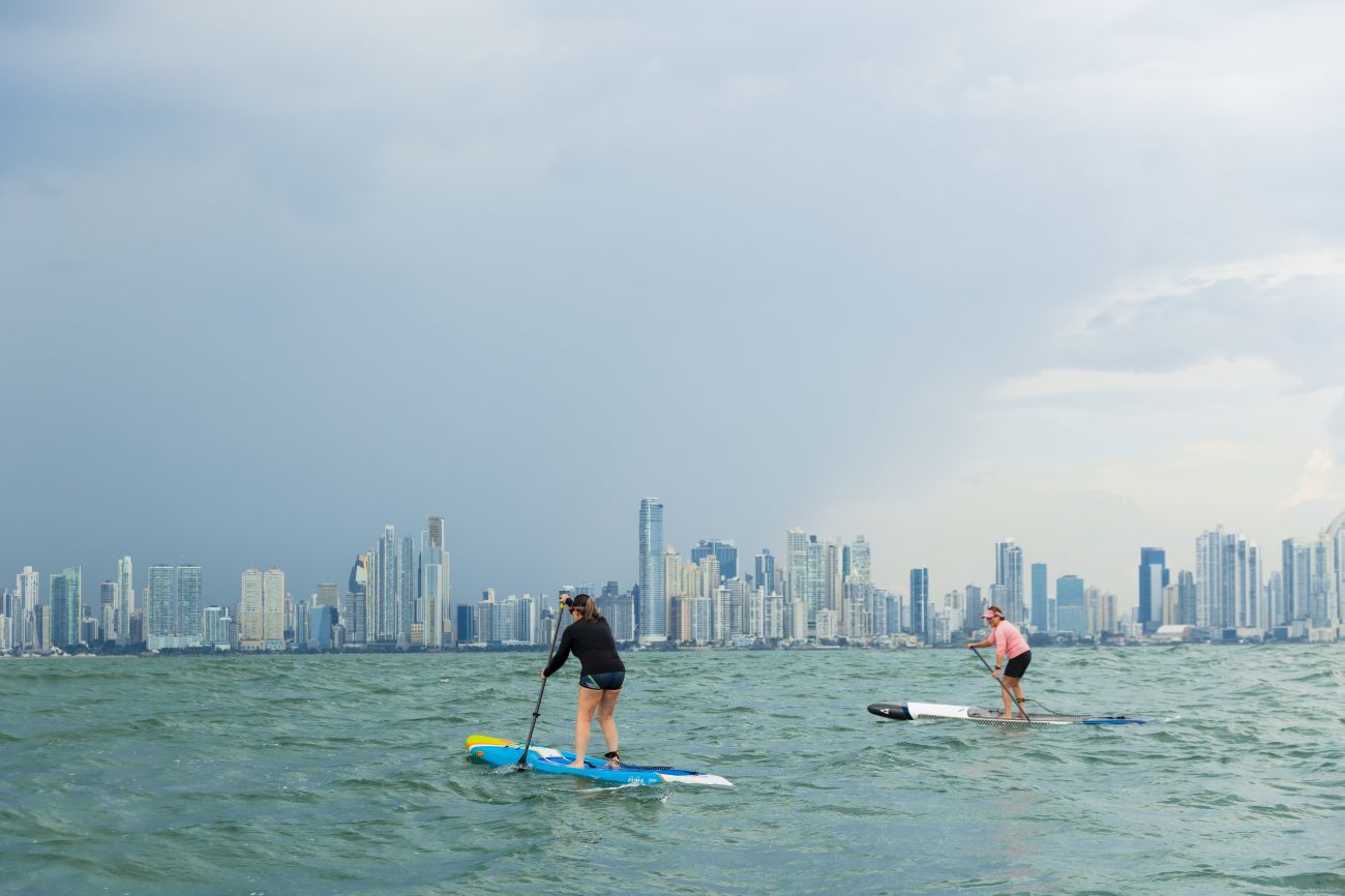 Paddle  l'le Taboga, Panama City, Panam