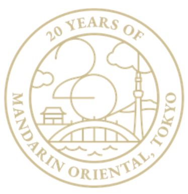 Pour marquer 20ᵉ anniversaire, le Mandarin Oriental, Tokyo rvle un logo exclusif, inspir du hanko, le sceau traditionnel japonais