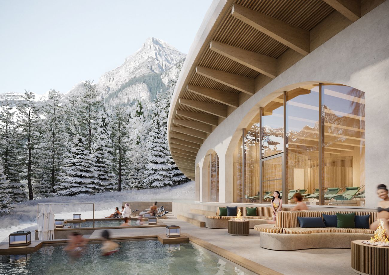 BASIN Glacial Waters, Fairmont Chateau Lake Louise, CGI, Winter