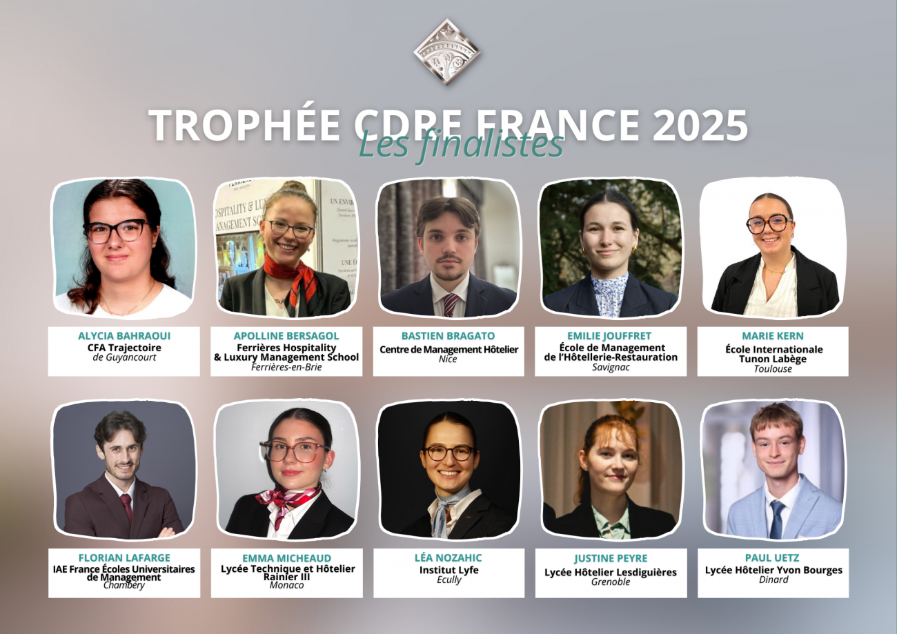 Les finalistes CDRE