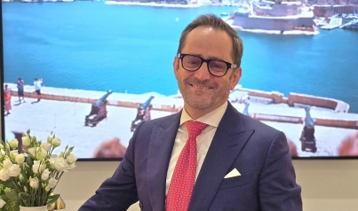 Simon Cason, PDG de Corinthia Hotels, pendant ILTM Cannes 2024 