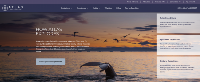 Atlas Ocean Voyages New website