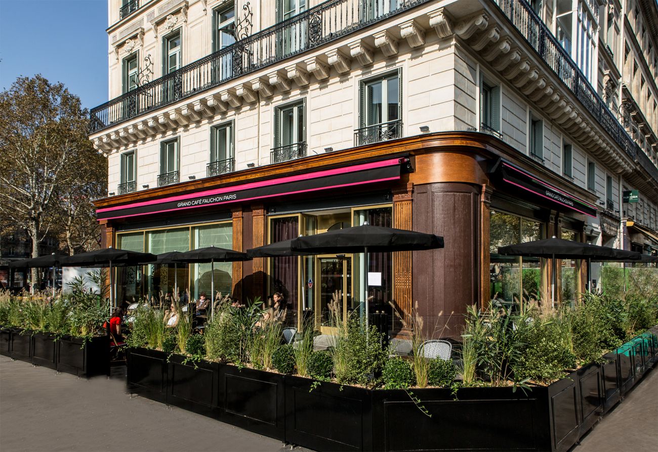 Le Grand Caf Fauchon, au pied de Fauchon L'Htel Paris