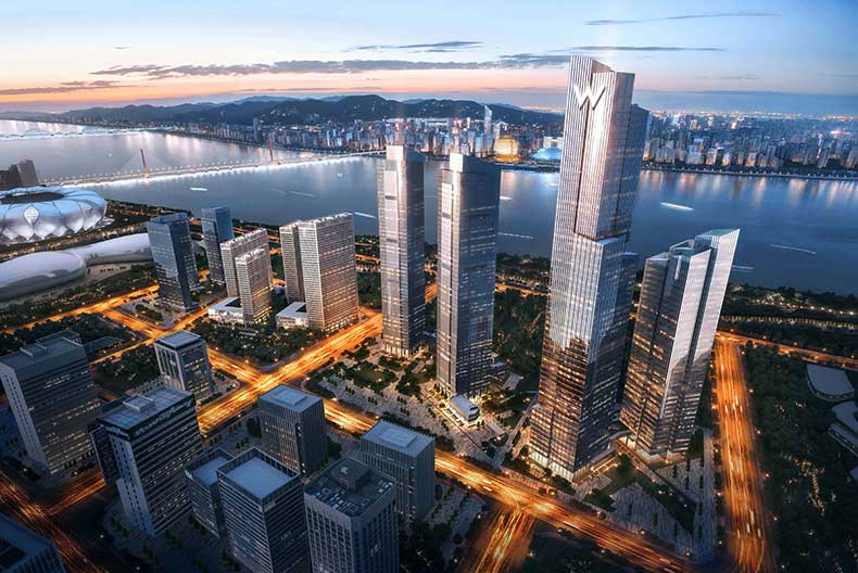 W Hangzhou - Exterior Rendering