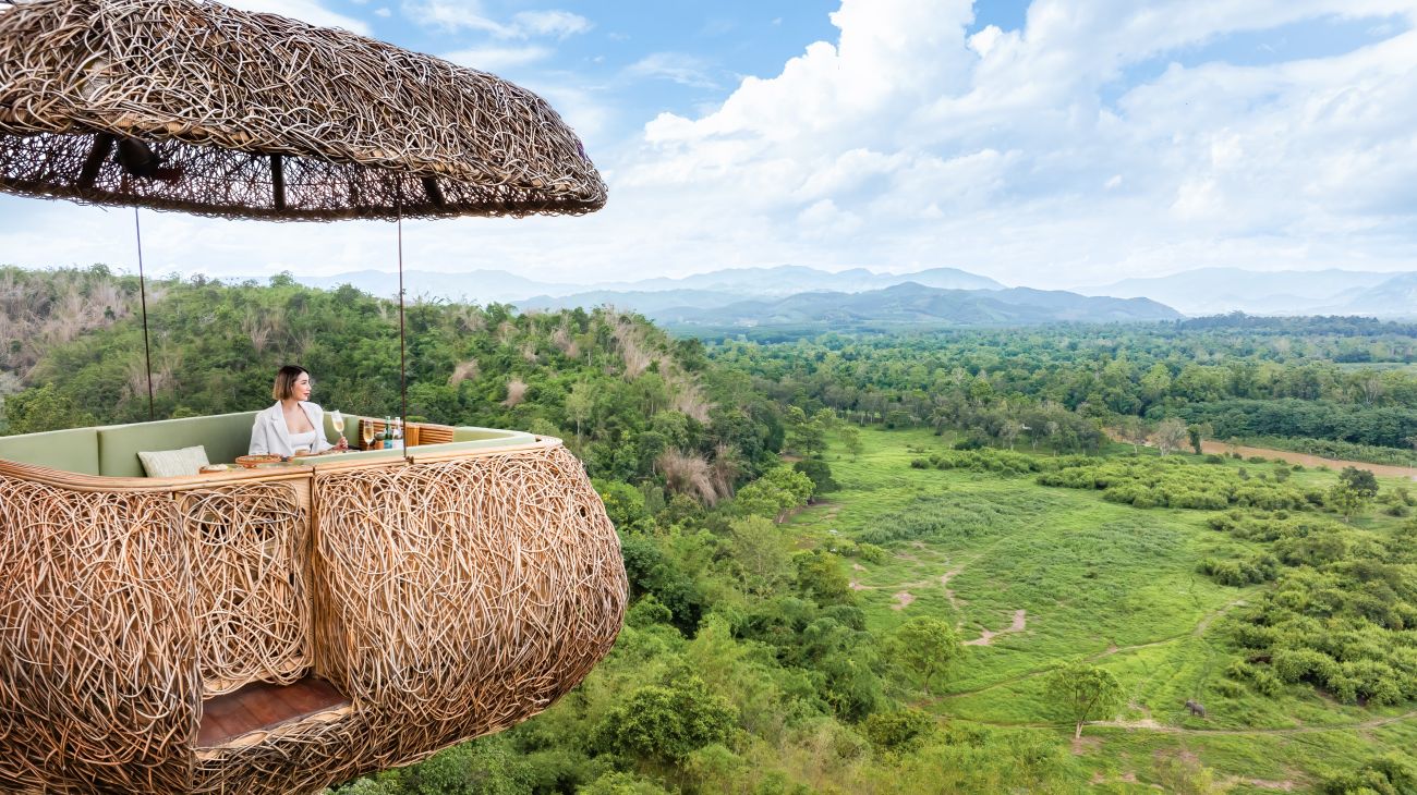 Canopy, A Tree Top Dining Experience, at Anantara Golden Triangle Elephant Camp & Resort