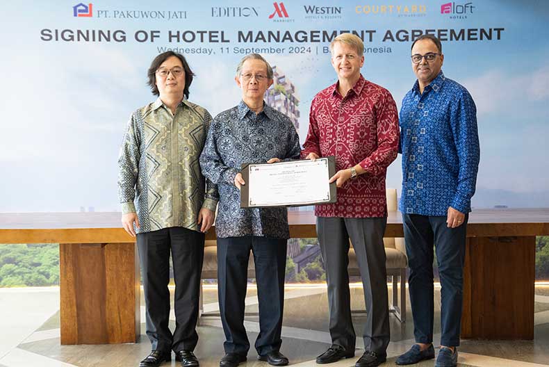 Marriott International and PT. Pakuwon Jati Tbk. Sign Agreement to Open Five More Properties in Indonesia