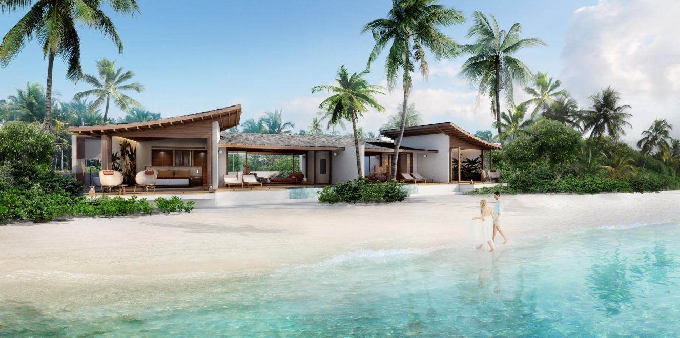 Hyatt Regency Samarafushi Maldives Beach Villa Rendering