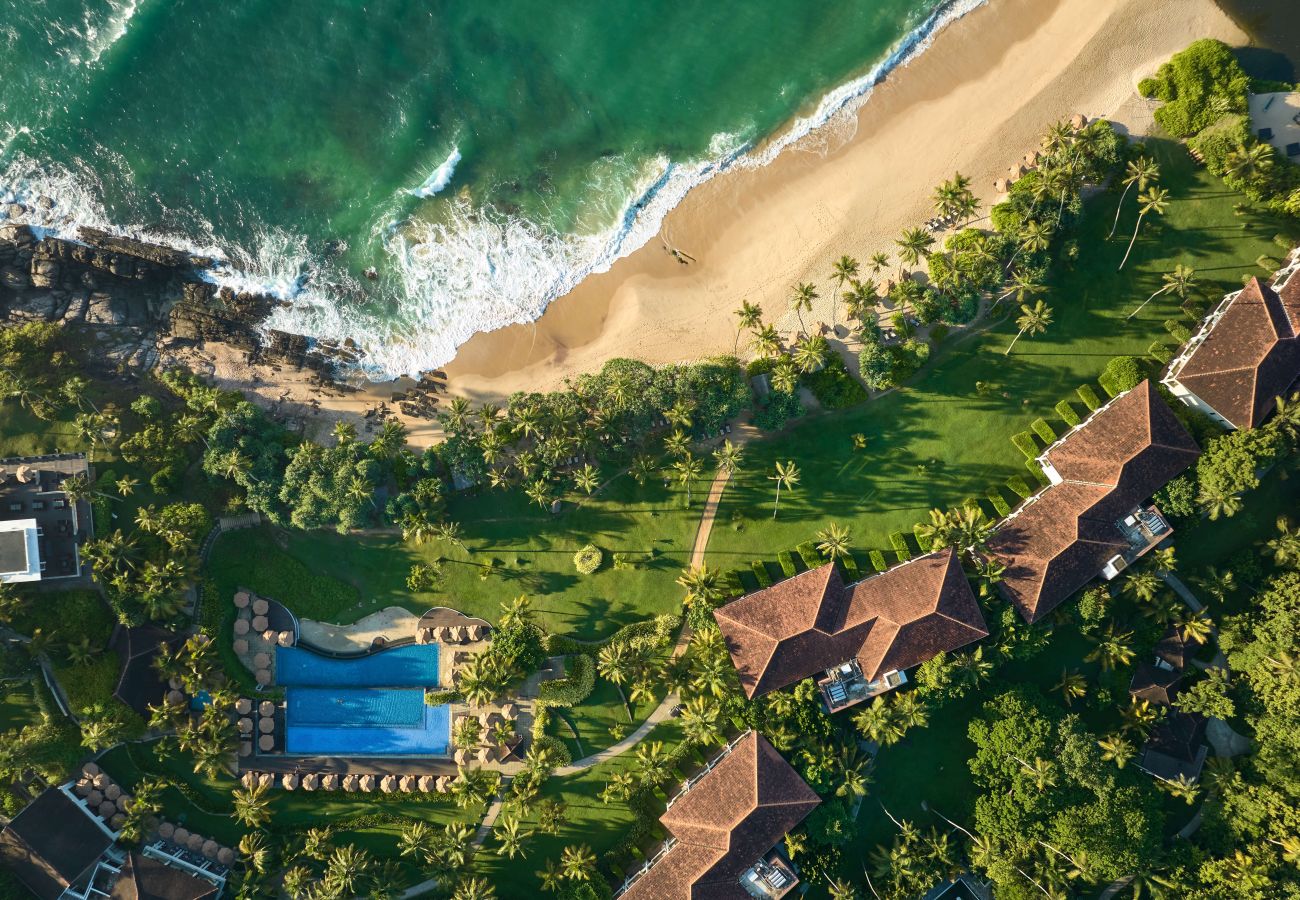 An aerial view of Anantara Peace Haven Tangalle Resort