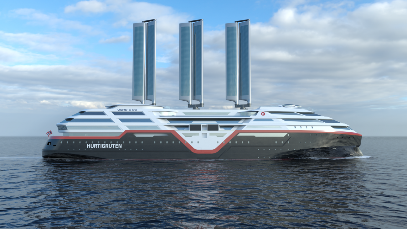 Rendering of the updated Sea Zero ship by Vard