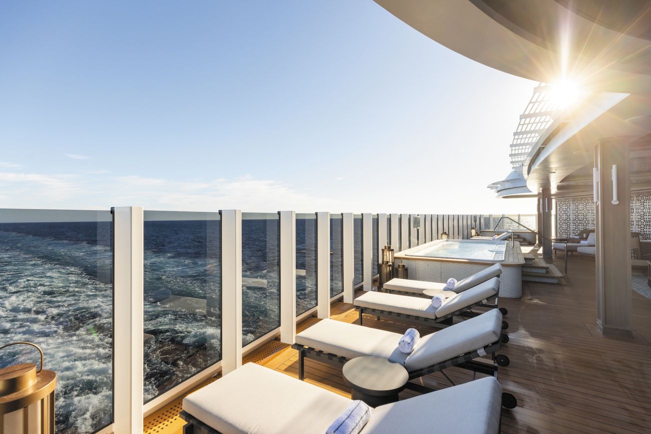 Spa Pool Deck on the Seven Seas Grandeur Regent Seven Seas Cruises