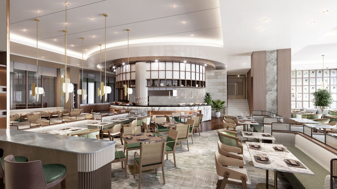 Signia by Hilton Amman - Dining Rendering