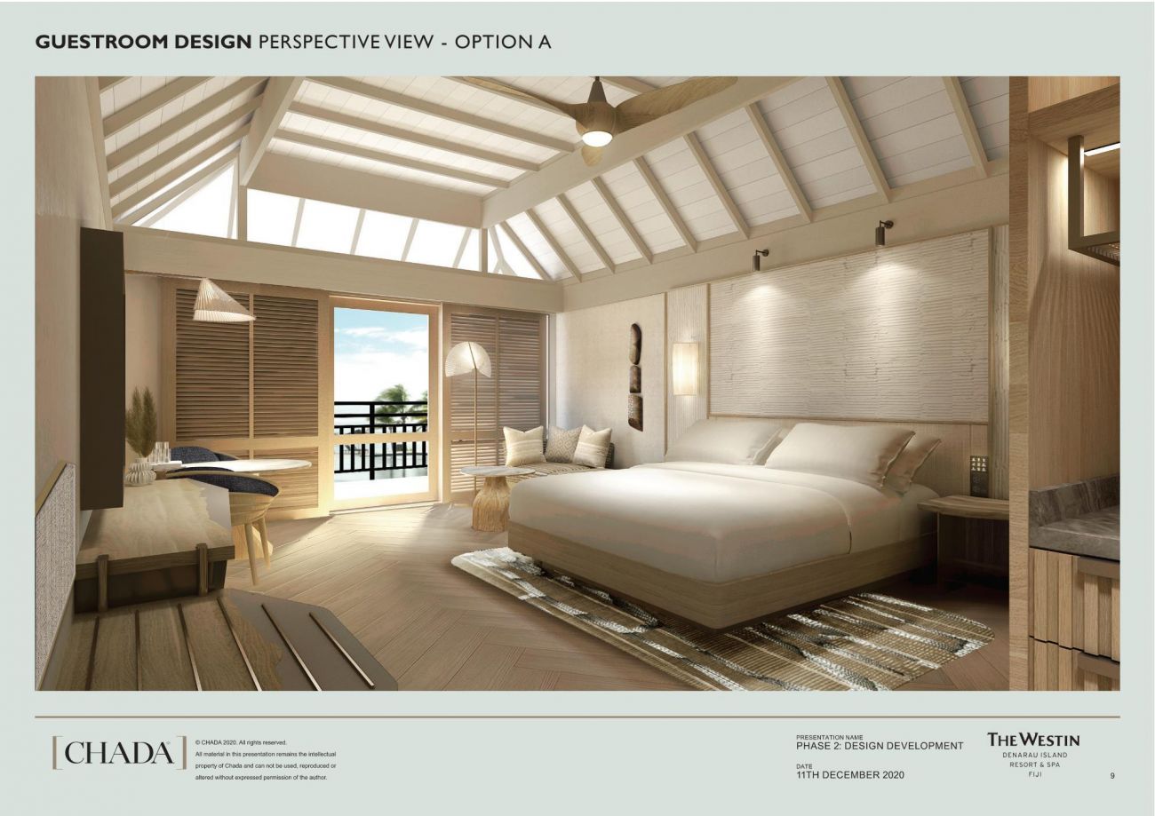 Rendering of The Westin Denarau Island Resort & Spa, Fiji  Guest Room