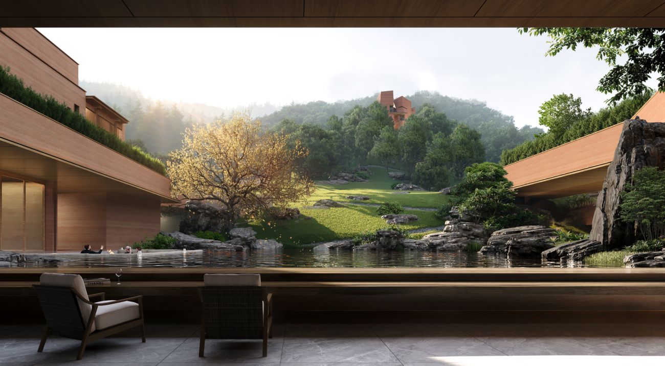 Anantara Xiling Snow Mountain Chengdu Resort - Outdoor Pool (Rendering)