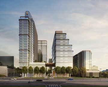 InterContinental Belgrade - Rendering of Delta District