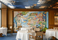 Fresque Salle du Restaurant